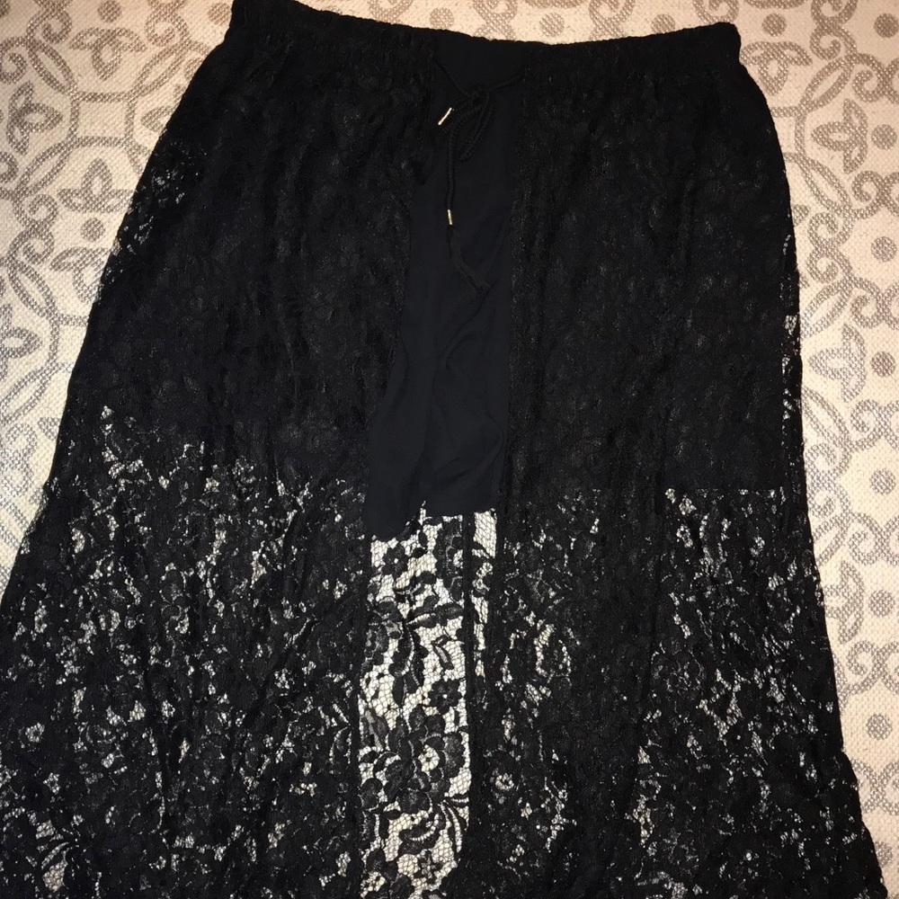 NWT- Short with lace skirt.